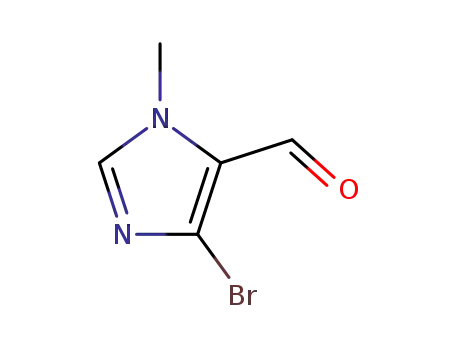 Molecular Structure of 141524-74-5 (4-BROMO-1-METHYL-1H-IMIDAZOLE-5-CARBOXALDEHYDE)