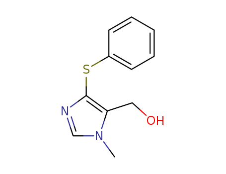 1H-Imidazole-5-methanol, 1-methyl-4-(phenylthio)-