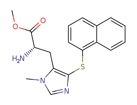 3-methyl-5-(1-naphthalenylthio)-L-histidine methyl ester