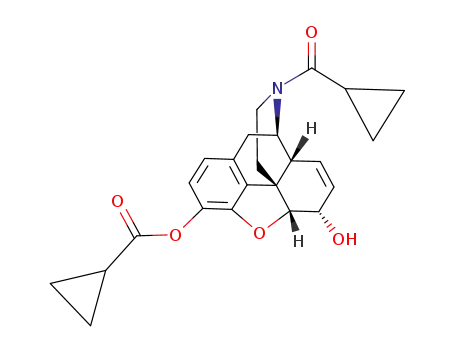 3-O,N-dicyclopropylcarbonylnormorphine