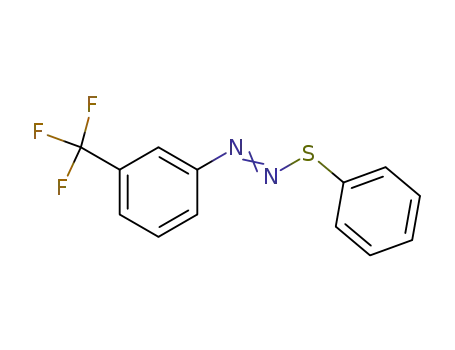 Molecular Structure of 114650-56-5 (Diazene, (phenylthio)[3-(trifluoromethyl)phenyl]-)