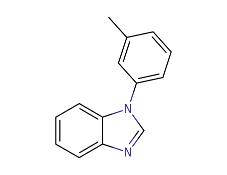 Molecular Structure of 93716-66-6 (1H-Benzimidazole, 1-(3-methylphenyl)-)