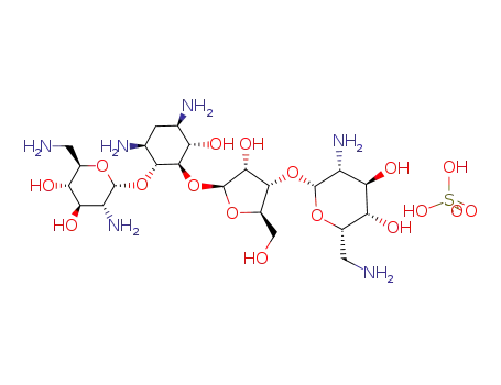 Molecular Structure of 25389-98-4 (Neomycin B sulfate)