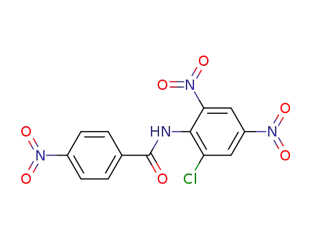 Molecular Structure of 141245-77-4 (Benzamide, N-(2-chloro-4,6-dinitrophenyl)-4-nitro-)