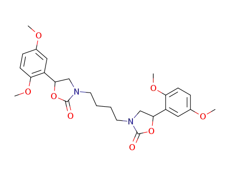 5,5'-bis(2,5-dimethoxyphenyl)-3,3'-tetramethylenedi(oxazolidin-2-one)