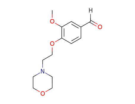 Benzaldehyde, 3-methoxy-4-[2-(4-morpholinyl)ethoxy]-