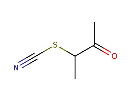 Molecular Structure of 57308-65-3 (Thiocyanic acid, 1-methyl-2-oxopropyl ester (9CI))