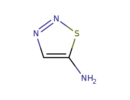 Molecular Structure of 4100-41-8 (5-Amino-1,2,3-thiadiazole)