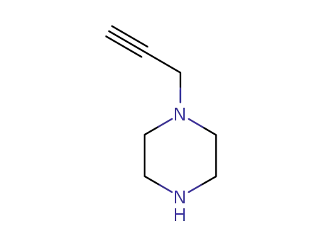 Molecular Structure of 52070-67-4 (1-Prop-2-ynylpiperazine)