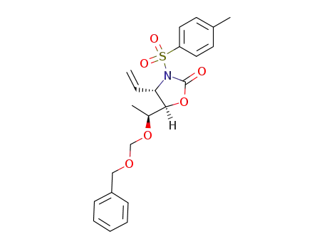 (4S,5R)-5-((S)-1-Benzyloxymethoxy-ethyl)-3-(toluene-4-sulfonyl)-4-vinyl-oxazolidin-2-one