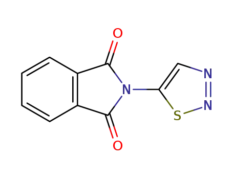 Molecular Structure of 4100-40-7 (N-(1,2,3-Thiadiazol-5-yl)phthalimide)