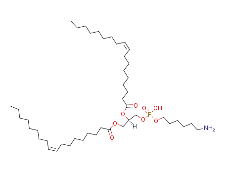 (Z)-Octadec-9-enoic acid (R)-2-[(6-amino-hexyloxy)-hydroxy-phosphoryloxy]-1-((Z)-octadec-9-enoyloxymethyl)-ethyl ester