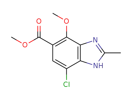 methyl 7-chloro-4-methoxy-2-methyl-1H-benzimidazole-5-carboxylate