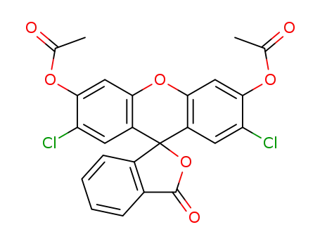 Molecular Structure of 2044-85-1 (2',7'-DICHLOROFLUORESCIN DIACETATE)