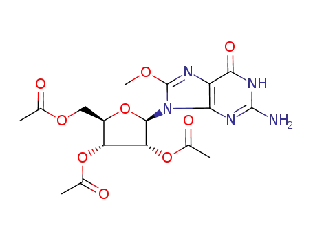 2',3',5'-tri-O-acetyl-8-methoxyguanosine