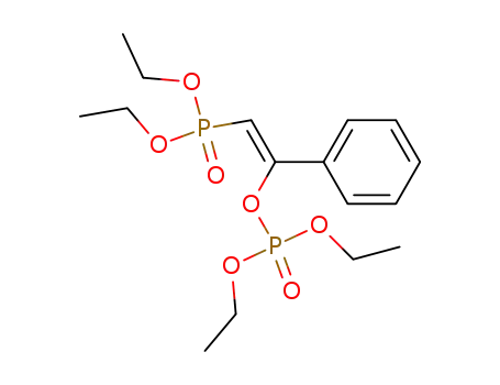 Phosphoric acid, 2-(diethoxyphosphinyl)-1-phenylethenyl diethyl ester, (Z)-