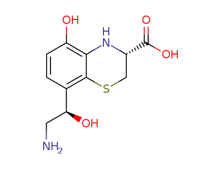 (R)-8-((R)-2-Amino-1-hydroxy-ethyl)-5-hydroxy-3,4-dihydro-2H-benzo[1,4]thiazine-3-carboxylic acid