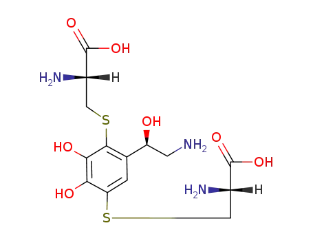 (R)-2-Amino-3-[4-((R)-2-amino-2-carboxy-ethylsulfanyl)-6-((R)-2-amino-1-hydroxy-ethyl)-2,3-dihydroxy-phenylsulfanyl]-propionic acid