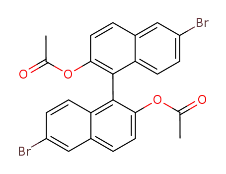 6,6'-dibromo-2,2'-diacetyloxy-1,1'-binaphthalene