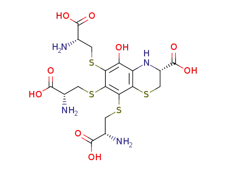 (R)-6,7,8-Tris-((R)-2-amino-2-carboxy-ethylsulfanyl)-5-hydroxy-3,4-dihydro-2H-benzo[1,4]thiazine-3-carboxylic acid