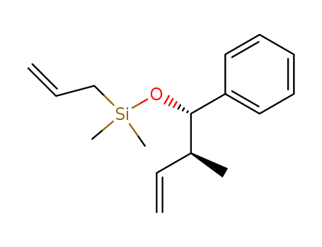 Allyl-dimethyl-((1S,2S)-2-methyl-1-phenyl-but-3-enyloxy)-silane