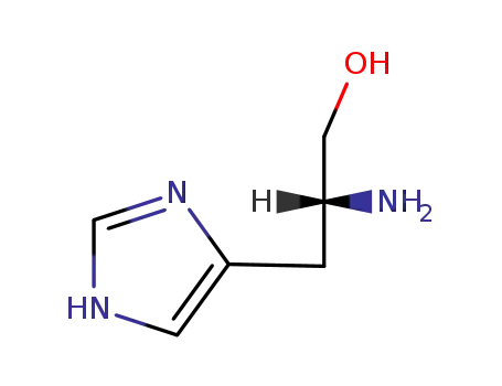 Molecular Structure of 70142-15-3 ((betaR)-beta-Amino-1H-imidazole-5-propanol)