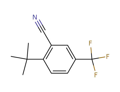 5-(trifluoromethyl)-2-(1,1-dimethylethyl)benzonitrile
