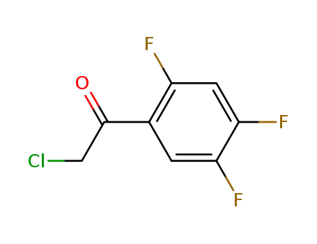 Ethanone, 2-chloro-1-(2,4,5-trifluorophenyl)- (9CI)