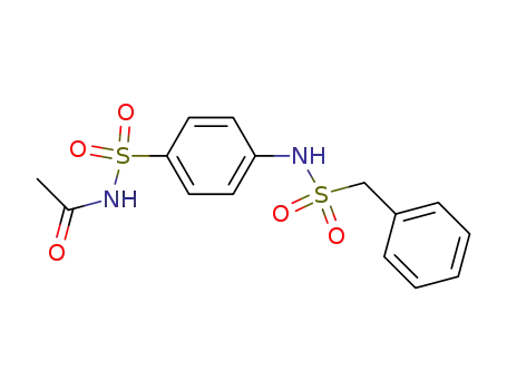 4-phenylmethylsulfonylamido-sulfacetamide