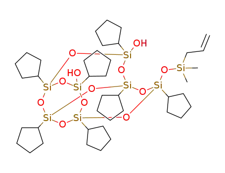 (cyclopentyl)7Si7O11(OH)2(OSiMe2-allyl)