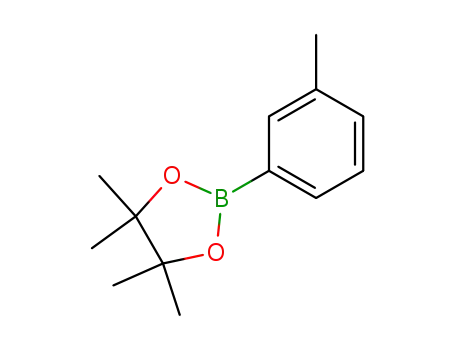 Molecular Structure of 253342-48-2 (3-(4,4,5,5-Tetramethyl-1,3,2-dioxaborolan-2-yl)toluene)