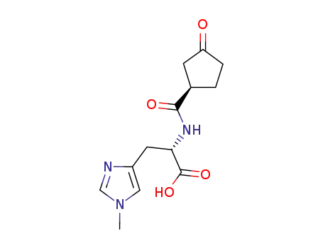 (S)-3-(1-Methyl-1H-imidazol-4-yl)-2-[((R)-3-oxo-cyclopentanecarbonyl)-amino]-propionic acid