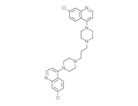 Molecular Structure of 4085-31-8 (Piperaquine phosphate)