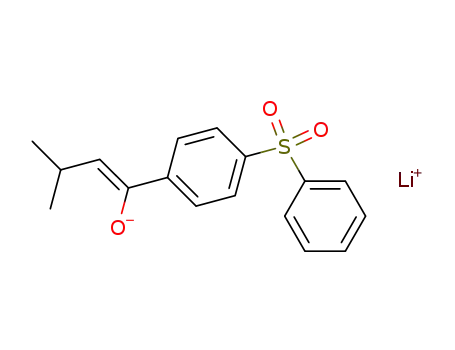 p-phenylsulfonylisobutyrophenone lithium enolate