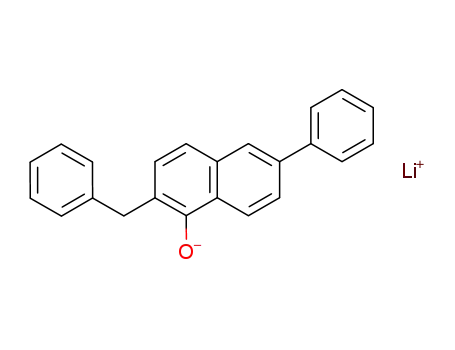6-phenyl-2-benzyl-α-tetralone lithium enolate