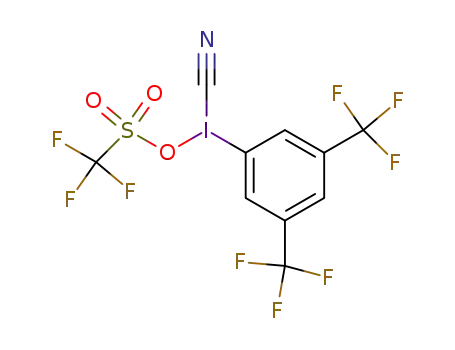 (3,5-bis(trifluoromethyl)phenyl)(cyano)-l3-iodanyl trifluoromethanesulfonate