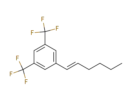 1-((E)-Hex-1-enyl)-3,5-bis-trifluoromethyl-benzene