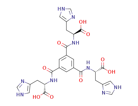 2-[4,6-bis[(1-carboxy-2-imidazolyl)ethylcarbamoyl]benzenecarbonyl]amino-3-imidazolylpropionic acid