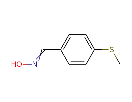 Molecular Structure of 93033-60-4 (4-METHYLSULFANYL-BENZALDEHYDE OXIME)