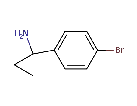 Molecular Structure of 345965-54-0 (1-(4-BROMO-PHENYL)-CYCLOPROPYLAMINE)