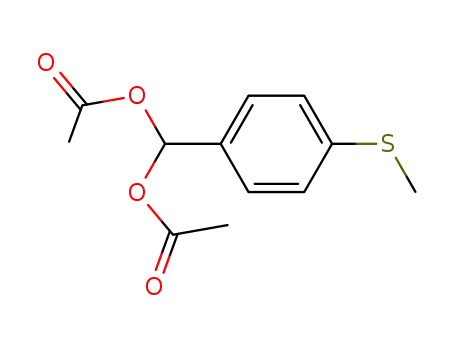 1,1-diacetoxy-1-(4-methylthiophenyl)methane