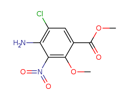 Benzoic acid, 4-amino-5-chloro-2-methoxy-3-nitro-, methyl ester