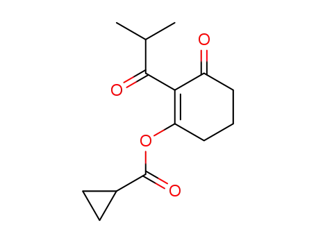 cyclopropanecarboxylic acid 2-isobutyryl-3-oxo-cyclohex-1-enyl ester