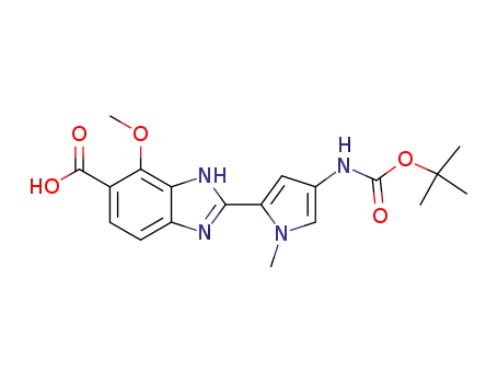 2-(4-tert-butoxycarbonylamino-1-methyl-1H-pyrrol-2-yl)-4-methoxy-3H-benzimidazole-5-carboxylic acid