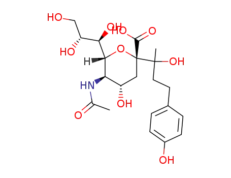(2S,4S,5R,6R)-5-Acetylamino-4-hydroxy-2-[1-hydroxy-3-(4-hydroxy-phenyl)-1-methyl-propyl]-6-((1R,2R)-1,2,3-trihydroxy-propyl)-tetrahydro-pyran-2-carboxylic acid