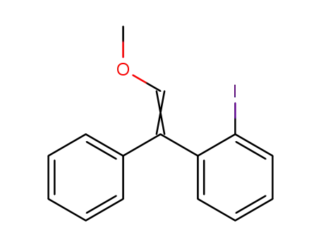 1-(2-iodophenyl)-2-methoxy-1-phenylethene