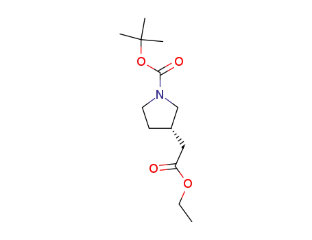 1,1-dimethylethyl (3S)-3-[2-(ethyloxy)-2-oxoethyl]-1-pyrrolidinecarboxylate