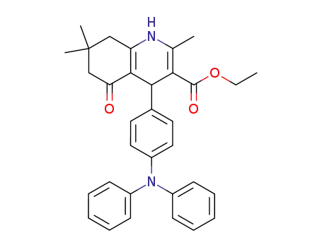 4-(4-diphenylamino-phenyl)-2,7,7-trimethyl-5-oxo-1,4,5,6,7,8-hexahydro-quinoline-3-carboxylic acid ethyl ester