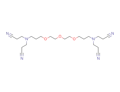 3-[{3-[2-(2-{3-[bis-(2-cyano-ethyl)-amino]-propoxy}-ethoxy)-ethoxy]-propyl}-(2-cyano-ethyl)-amino]-propionitrile