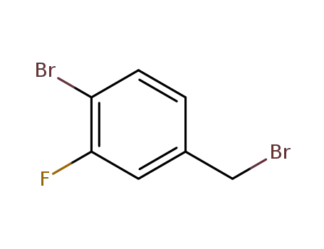 Molecular Structure of 127425-73-4 (3-Fluoro-4-bromobenzyl bromide)